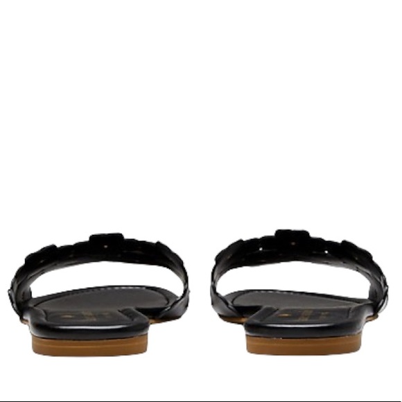 ♠️kate spade Daisy Field Sandals, Black NIB - Picture 4 of 9